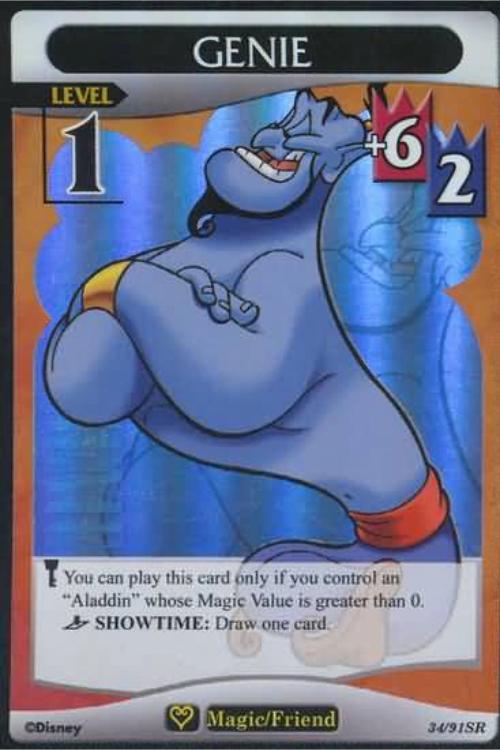 Kingdom Hearts TCG | Genie (level 1) - Light and Darkness (34/91) | The Nerd Merchant