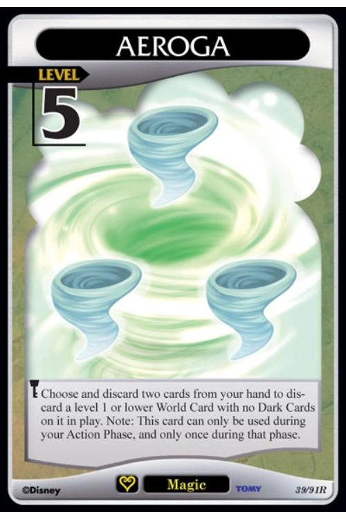 Kingdom Hearts TCG | Aeroga - Light and Darkness (39/91) | The Nerd Merchant