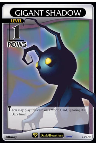 Kingdom Hearts TCG | Gigant Shadow - Light and Darkness (50/91) | The Nerd Merchant