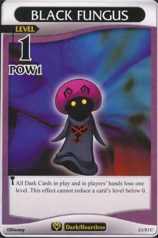 Kingdom Hearts TCG | Black Fungus - Light and Darkness (51/91) | The Nerd Merchant