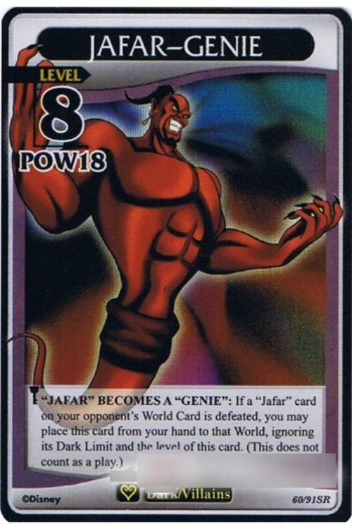 Kingdom Hearts TCG | Jaffar Genie F - Light and Darkness (60/91) | The Nerd Merchant