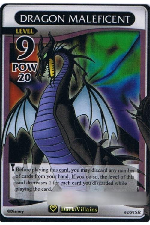 Kingdom Hearts TCG | Maleficent Dragon F - Light and Darkness (61/91) | The Nerd Merchant