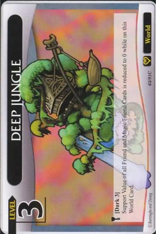 Kingdom Hearts TCG | Deep Jungle (level 3) - Light and Darkness (63/91) | The Nerd Merchant