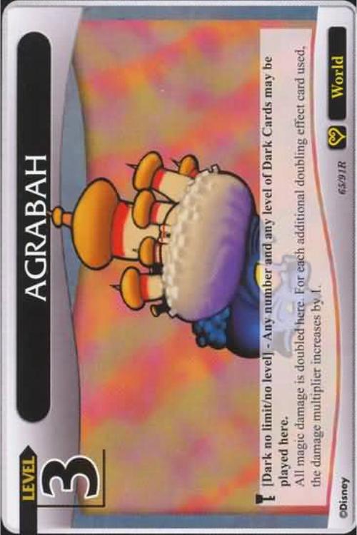 Kingdom Hearts TCG | Agrabah (level 3) - Light and Darkness (65/91) | The Nerd Merchant
