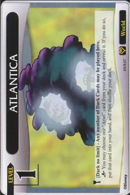 Kingdom Hearts TCG | Atlantica (level 1) - Light and Darkness (68/91) | The Nerd Merchant