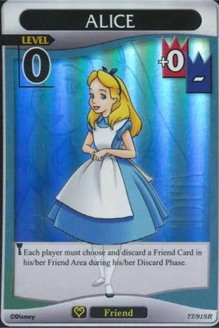 Kingdom Hearts TCG | Alice (level 0) - Light and Darkness (77/91) | The Nerd Merchant