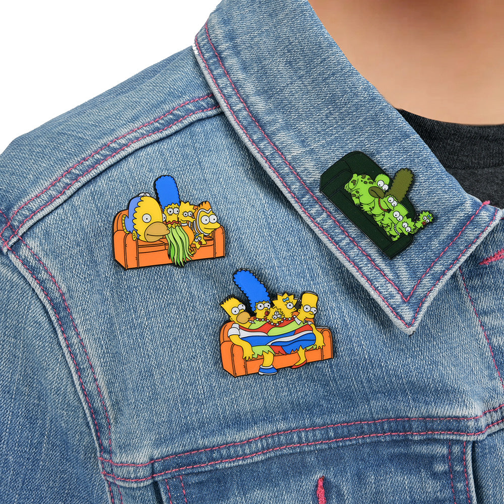 The Simpson's Couch Gag Blind Box Enamal Pin Series