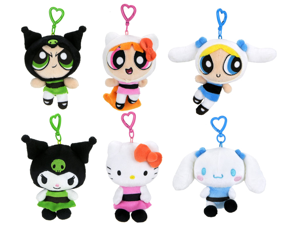 Hello Kitty and Friends X Powerpuff Gilrs - Blind Box Plush Charms