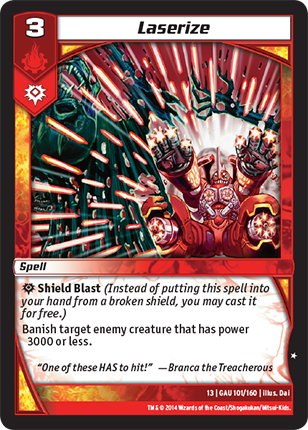 Kaijudo | Laserize - Level 3 (13GAU) | The Nerd Merchant