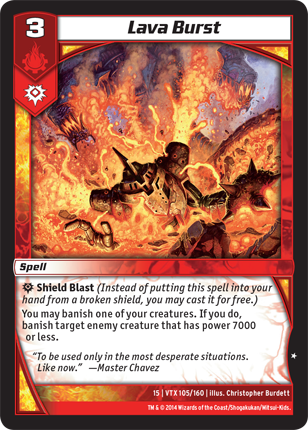 Kaijudo | Lava Burst - Level 3 (15VTX) | The Nerd Merchant