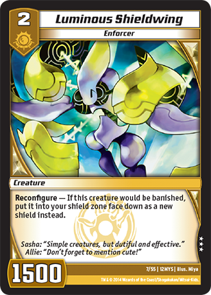 Kaijudo | Luminous Shieldwing - Level 2 (12MYS) | The Nerd Merchant