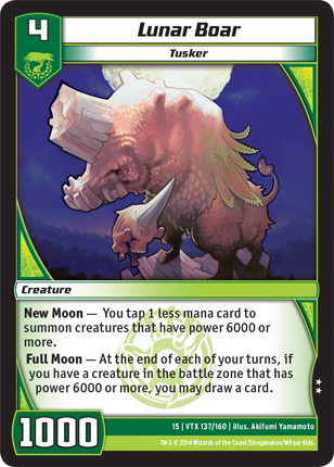 Kaijudo | Lunar Boar - Level 4 (15VTX) | The Nerd Merchant