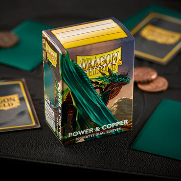 Dragon Shield 100-Count Box Dual Matte Power & Copper