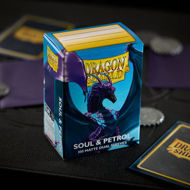 Dragon Shield 100-Count Box Dual Matte Soul & Petrol