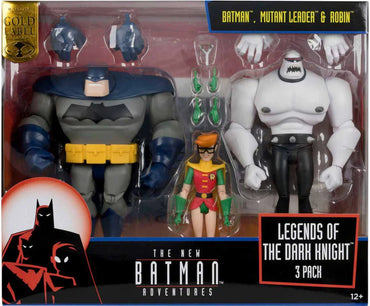 McFarlane Toys - Batman, Mutant Leader & Robin - Legends of the Dark Knight 3-Pack (Minor Box Damage)