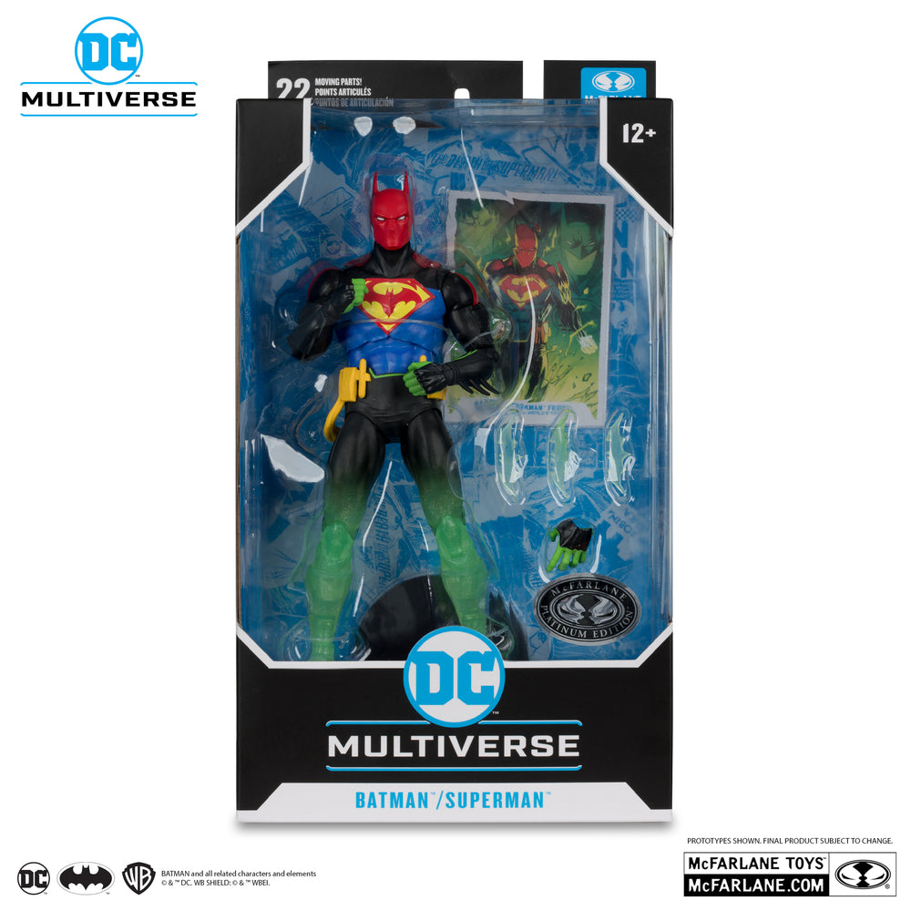McFarlane Toys - Batman/Superman Fusion (Platinum) - World's Finest