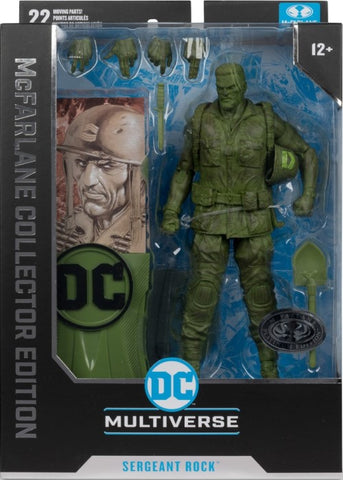 McFarlane Toys | Sergeant Rock (Platinum Edition) - DC Classic [NIP] | The Nerd Merchant