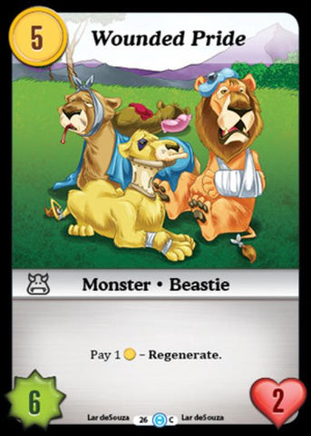 Munchkin CCG | Wounded Pride - The Desolation of Blarg #26/125 | The Nerd Merchant