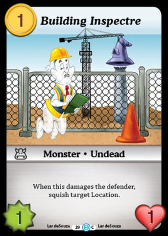 Munchkin CCG | Building Inspectre - The Desolation of Blarg #29/125 | The Nerd Merchant