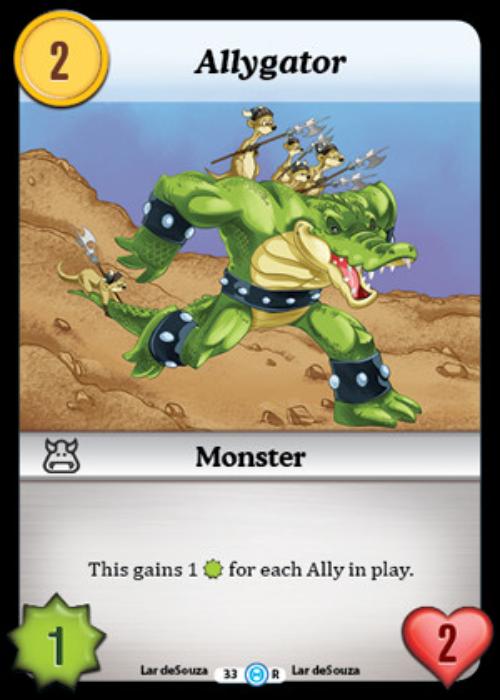 Munchkin CCG | Allygator - The Desolation of Blarg #33/125 | The Nerd Merchant