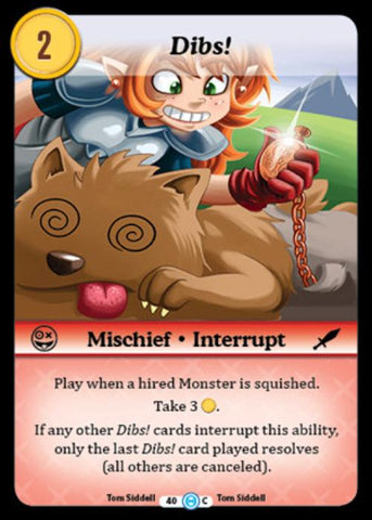 Munchkin CCG | Dibs! - The Desolation of Blarg #40/125 | The Nerd Merchant