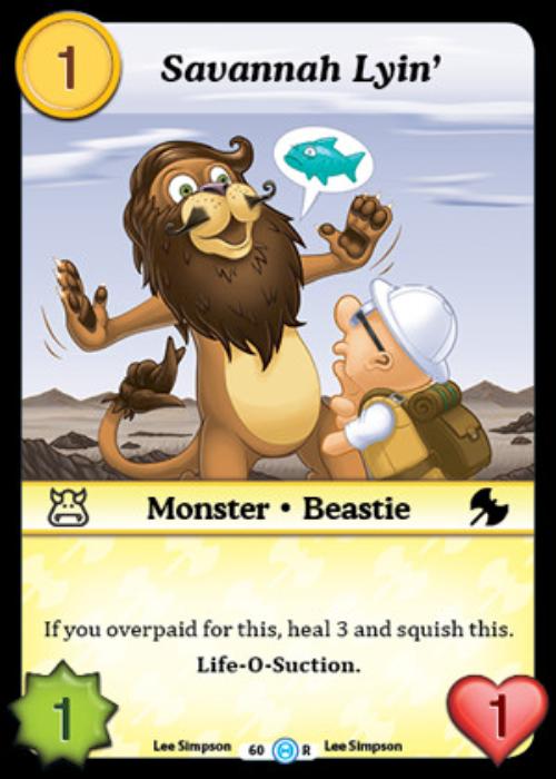 Munchkin CCG | Savannah Lyin' - The Desolation of Blarg #60/125 | The Nerd Merchant