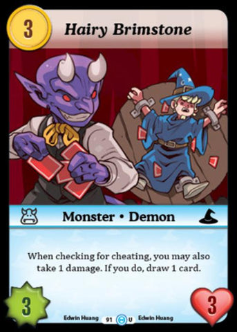 Munchkin CCG | Hairy Brimstone - The Desolation of Blarg #91/125 | The Nerd Merchant