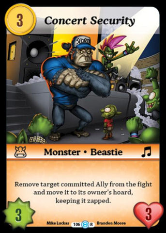 Munchkin CCG | Concert Security - The Desolation of Blarg #106/125 | The Nerd Merchant