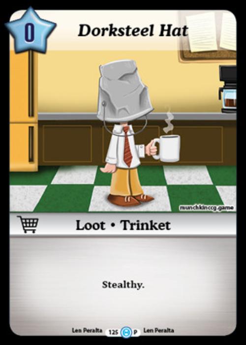 Munchkin CCG | Dorksteel Hat - The Desolation of Blarg #125/125 | The Nerd Merchant