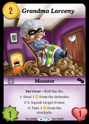 Munchkin CCG | Grandma Larceny - Fashion Furious #76/131 | The Nerd Merchant