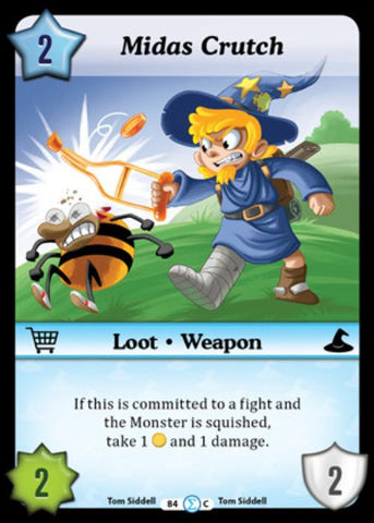 Munchkin CCG | Midas Crutch - Fashion Furious #84/131 | The Nerd Merchant