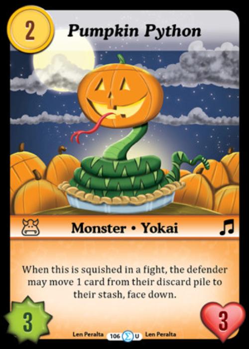 Munchkin CCG | Pumpkin Python - Fashion Furious #106/131 | The Nerd Merchant