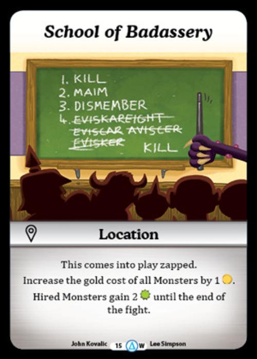 Munchkin CCG | School of Badassery - Season 1 #15/313 | The Nerd Merchant