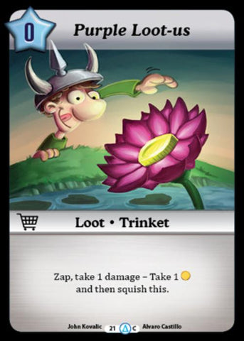 Munchkin CCG | Purple Loot-us - Season 1 #21/313 | The Nerd Merchant