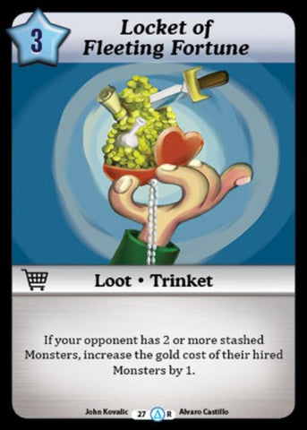 Munchkin CCG | Locket of Fleeting Fortune - Season 1 #27/313 | The Nerd Merchant