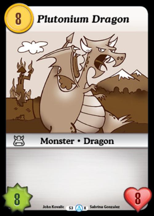 Munchkin CCG | Plutonium Dragon (Alt 1) - Season 1 #53/313 | The Nerd Merchant