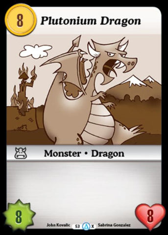 Munchkin CCG | Plutonium Dragon (Alt 1) - Season 1 #53/313 | The Nerd Merchant