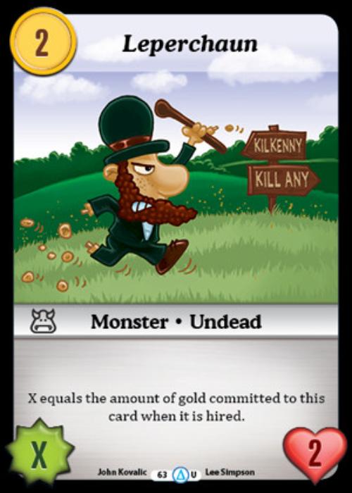 Munchkin CCG | Leperchaun - Season 1 #63/313 | The Nerd Merchant