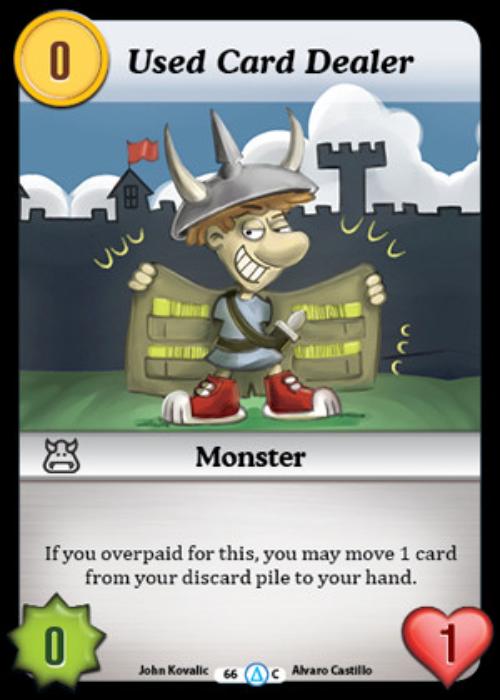 Munchkin CCG | Used Card Dealer - Season 1 #66/313 | The Nerd Merchant