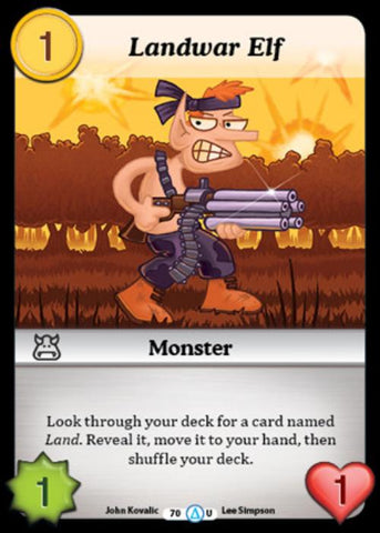 Munchkin CCG | Landwar Elf - Season 1 #70/313 | The Nerd Merchant