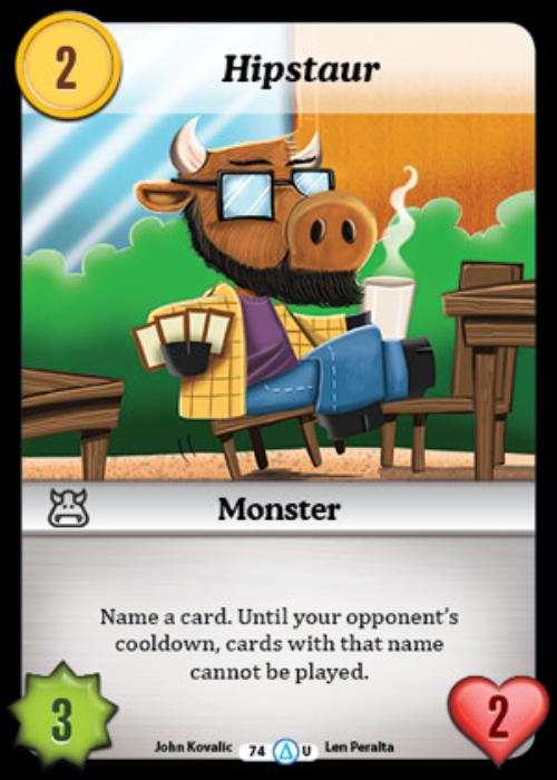 Munchkin CCG | Hipstaur - Season 1 #74/313 | The Nerd Merchant