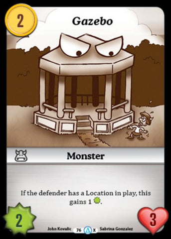 Munchkin CCG | Gazebo (Alt 1) - Season 1 #76/313 | The Nerd Merchant