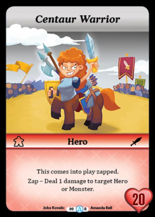 Munchkin CCG | Centaur Warrior (Alt 1) - Season 1 #90/313 | The Nerd Merchant