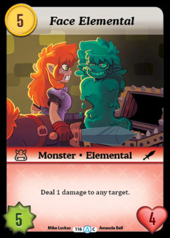 Munchkin CCG | Face Elemental - Season 1 #116/313 | The Nerd Merchant