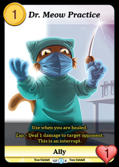 Munchkin CCG | Dr. Meow Practice (Alt 1) - Season 1 #127/313 | The Nerd Merchant