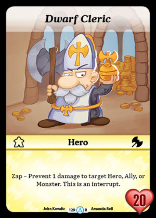 Munchkin CCG | Dwarf Cleric (Alt 1) - Season 1 #129/313 | The Nerd Merchant