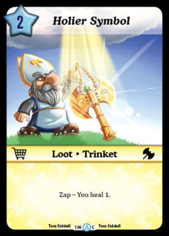 Munchkin CCG | Holier Symbol - Season 1 #136/313 | The Nerd Merchant