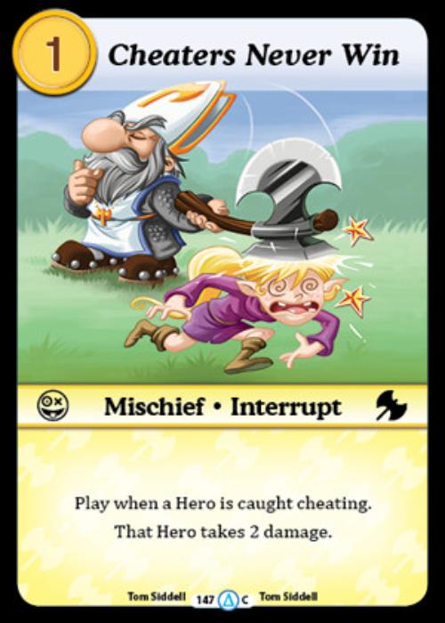 Munchkin CCG | Cheaters Never Win - Season 1 #147/313 | The Nerd Merchant