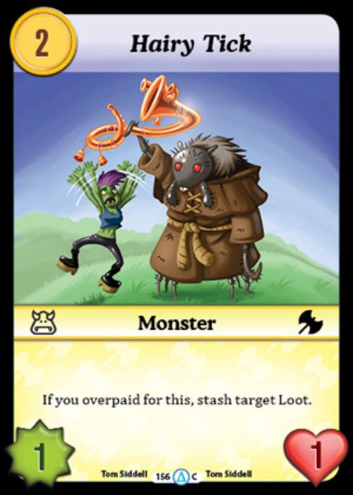 Munchkin CCG | Hairy Tick - Season 1 #156/313 | The Nerd Merchant