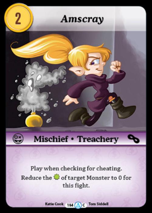 Munchkin CCG | Amscray - Season 1 #184/313 | The Nerd Merchant